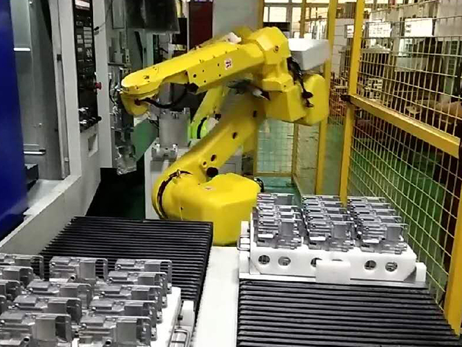 CNC機器人自（zì）動上下料